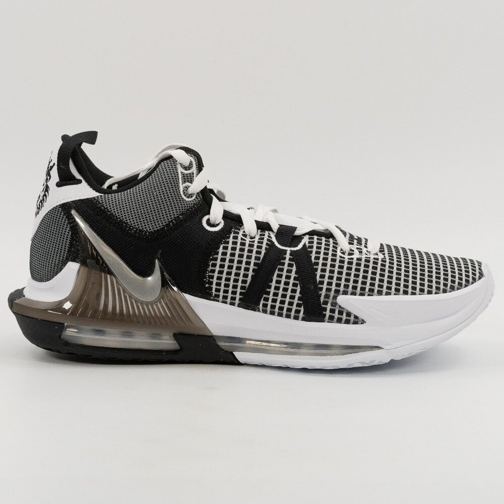 Nike LeBron Witness 7 'White Black' DM1123-100 Basketball size 9.5 - Picture 1 of 9